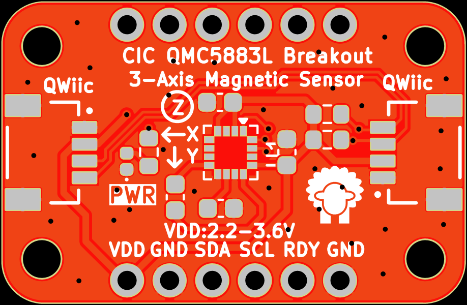 cic-sen0003-qmc5883l-breakout-pinout