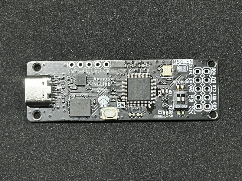 Amnos NuLink2Me Breakout - Debugger for Nuvoton MCU